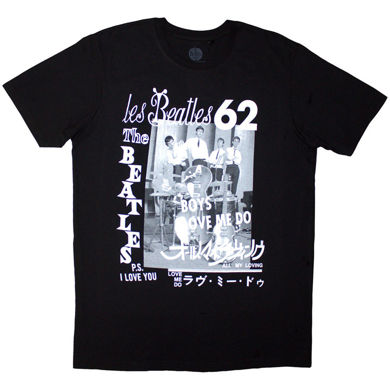 The Beatles Unisex T-Shirt: 1962 (Black) 