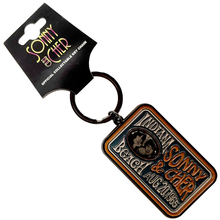 Sonny & Cher Keychain: Indiana Beach