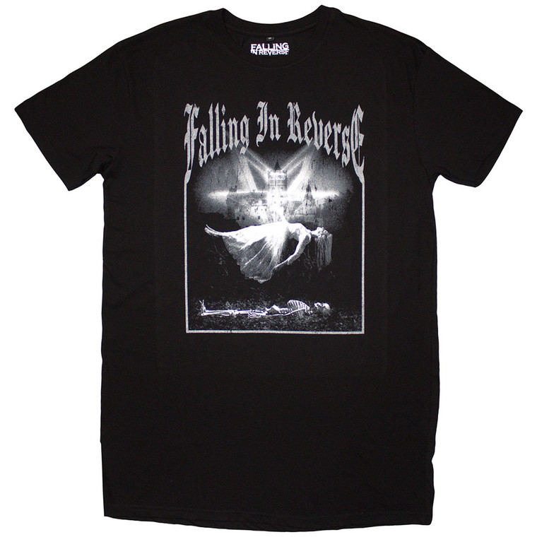 Falling In Reverse Ladies T-Shirt Dress: Floating (Black)
