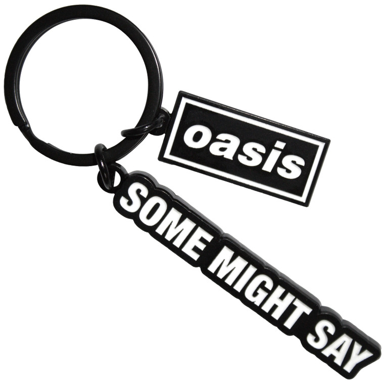 Oasis Keychain: Some Might Say Decca Logo Charm (Ex-Tour)