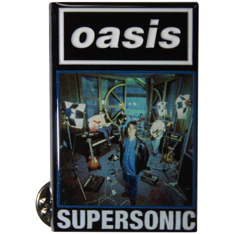 Oasis Pin Badge: Supersonic Single (Ex-Tour)