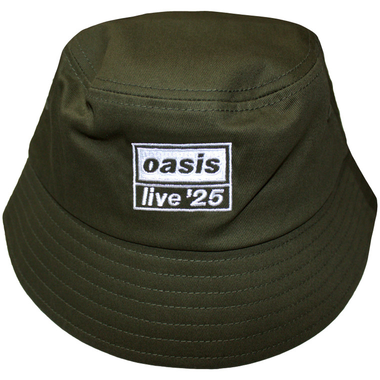 Oasis Unisex Bucket Hat: Live '25 Logo (Green) (Ex-Tour)