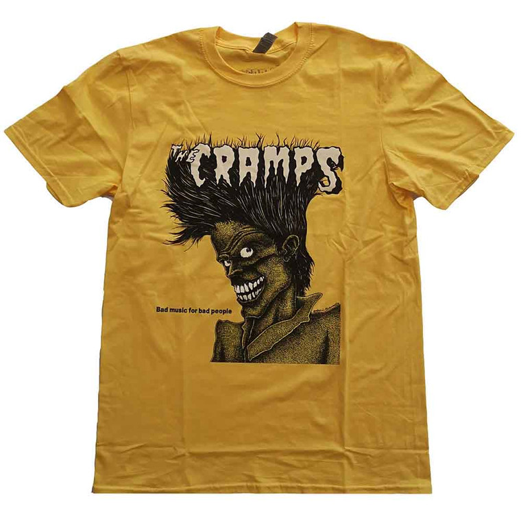 The Cramps Unisex T-Shirt: Bad People (Yellow)