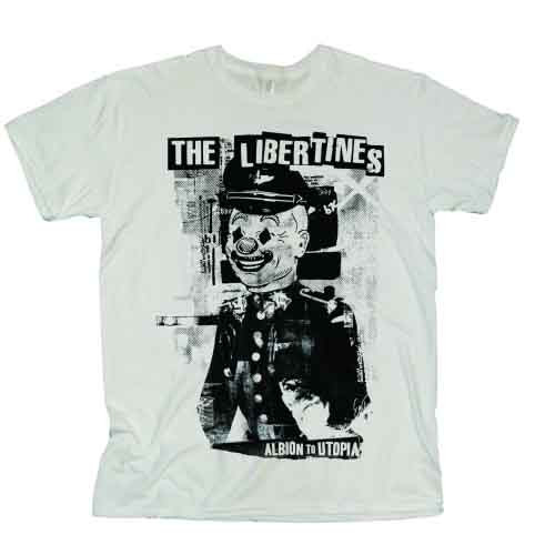 The Libertines Unisex T-Shirt: Albion to Utopia (White)