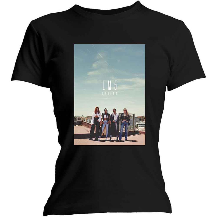 Little Mix Ladies T-Shirt: LM5 Album (Black)