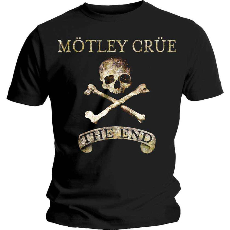 Motley Crue Unisex T-Shirt: The End (Black)
