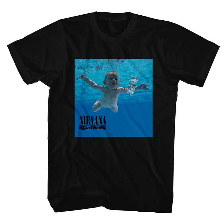 Nirvana Unisex T-Shirt: Nevermind Album (Black)