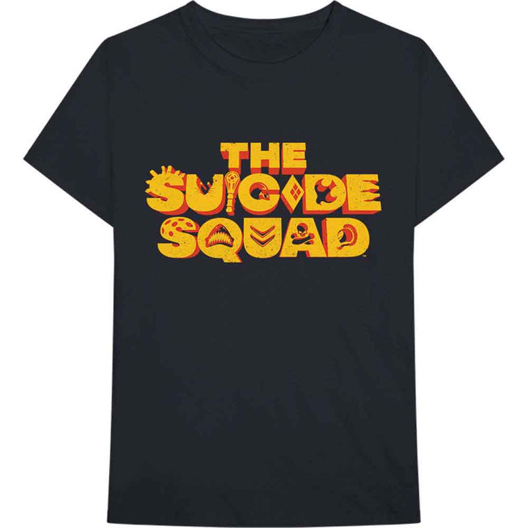 DC Comics Unisex T-Shirt: The Suicide Squad Logo (Charcoal Grey)