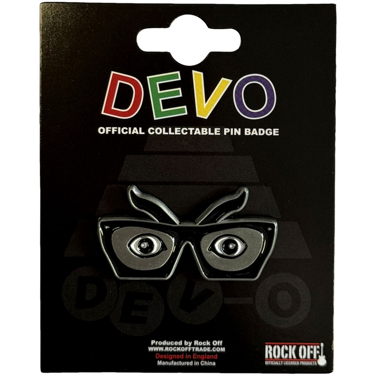 Devo Pin Badge: Oh, No! Glasses