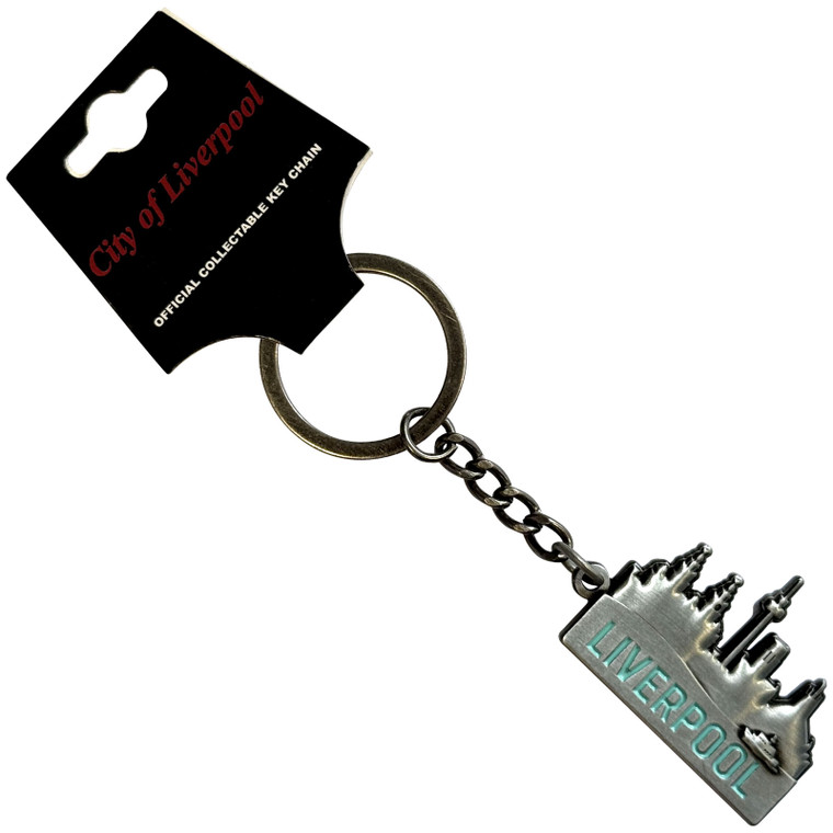 Rock Off Keychain: City Of Liverpool Skyline