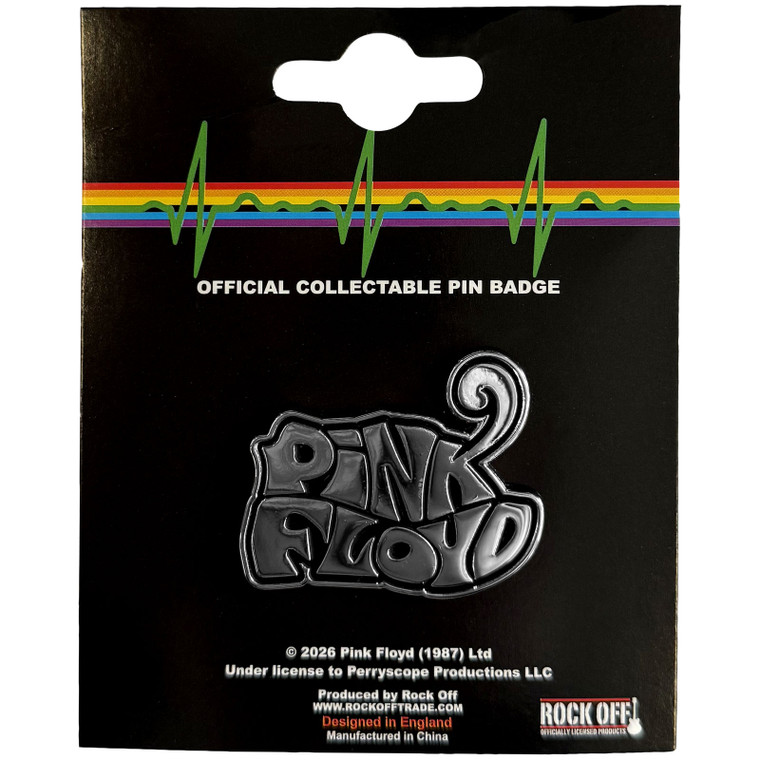 Pink Floyd Pin Badge: Swirl Logo