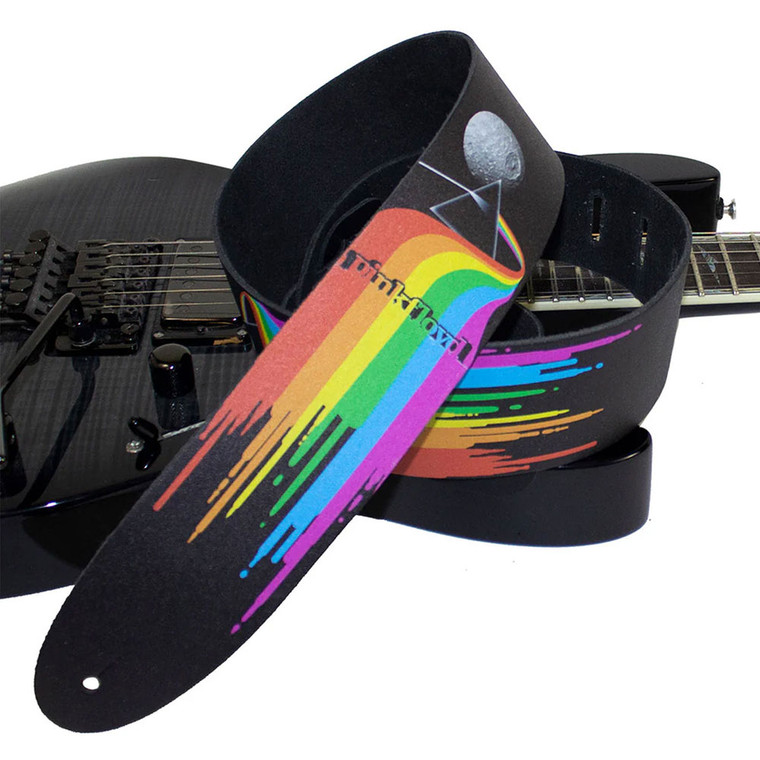 Pink Floyd Guitar Strap (Leather): Dark Side of the Moon Prism (Perri's) Pink Floyd Guitar Strap (Leather): Dark Side of the Moon Prism (Perri's)