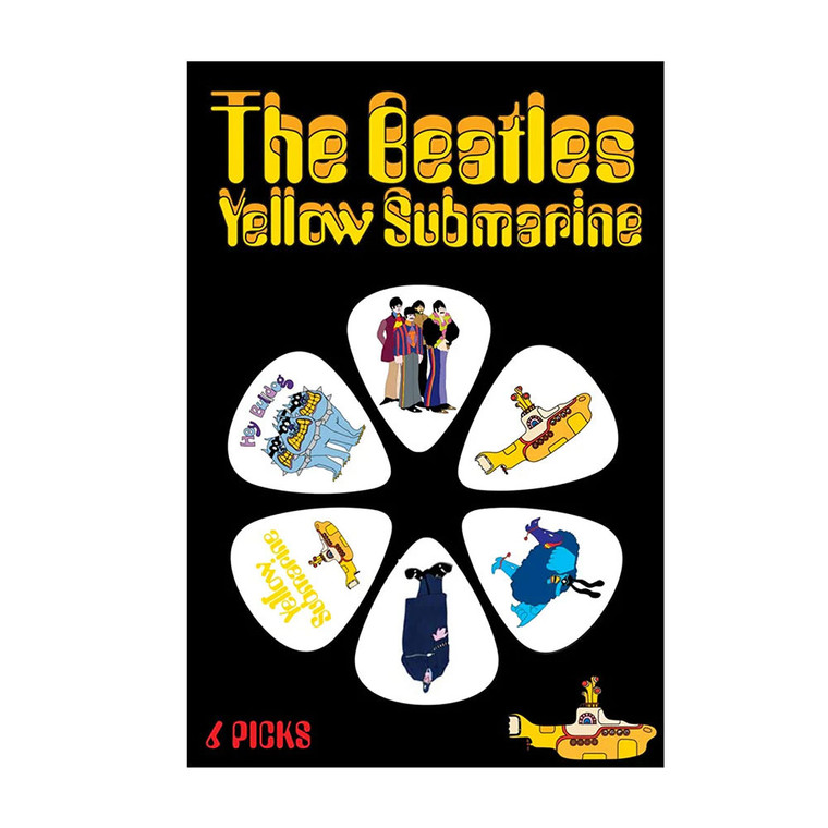 The Beatles Plectrum Pack: Yellow Submarine (White) (6 Pack) The Beatles Plectrum Pack: Yellow Submarine (White) (6 Pack)