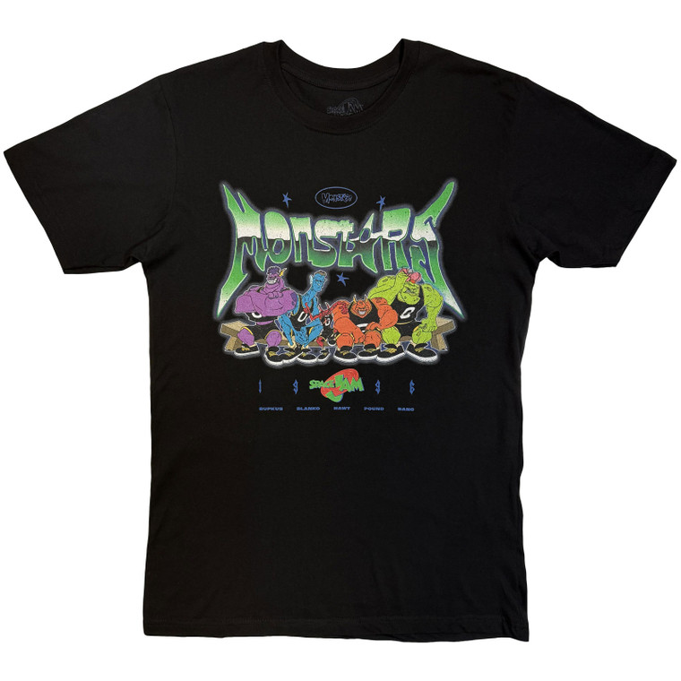 Space Jam Unisex T-Shirt: Monstars Homage V.2 (Black)