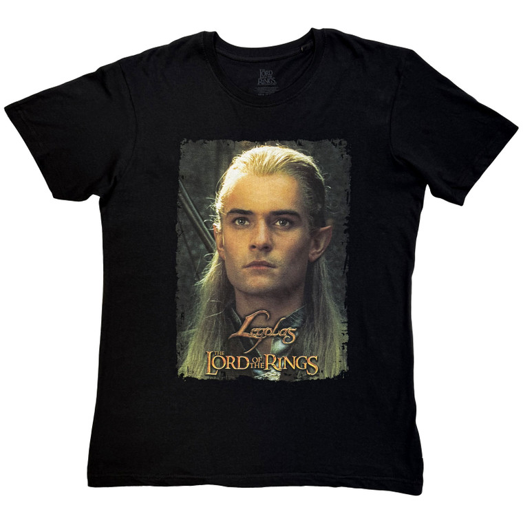 Lord Of The Rings Unisex T-Shirt: Legolas Sun Gleam Homage (Black)