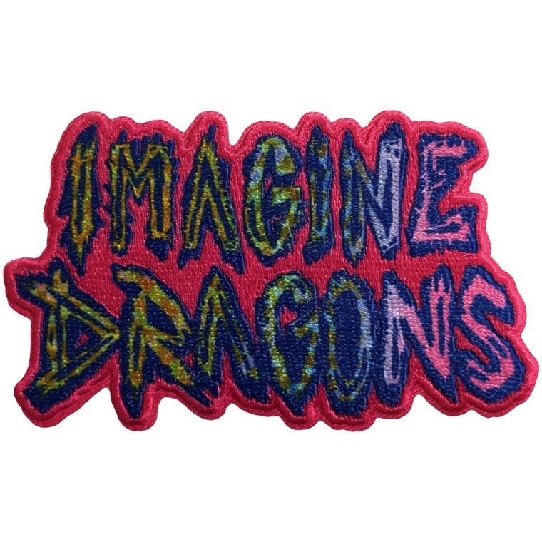 Imagine Dragons Woven Patch: Rainbow Logo