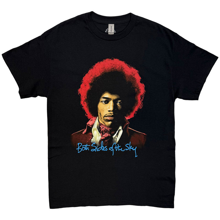 Jimi Hendrix Unisex T-Shirt: Both Sides Of The Sky (Black)