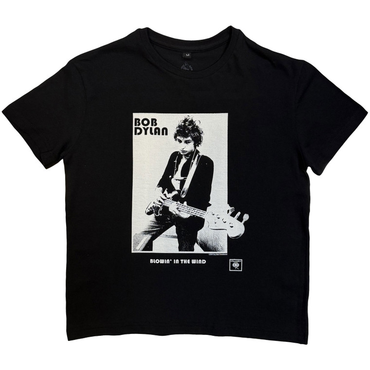 Bob Dylan Kids T-Shirt: Blowing In The Wind (Black)