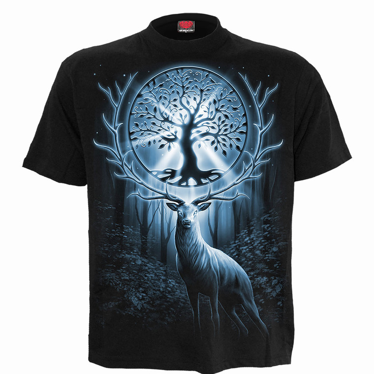 Spiral Unisex T-Shirt: Tree Of Life (Black)