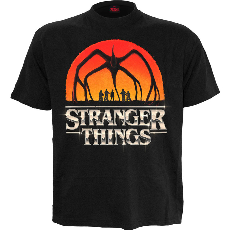 Netflix Unisex T-Shirt: Stranger Things Mind Flayer (Black)