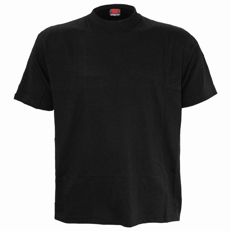 Spiral Unisex T-Shirt: Plain (Black) (Blank)