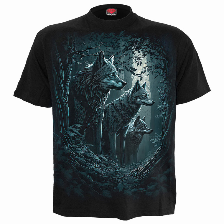 Spiral Unisex T-Shirt: Forest Guardians (Black)