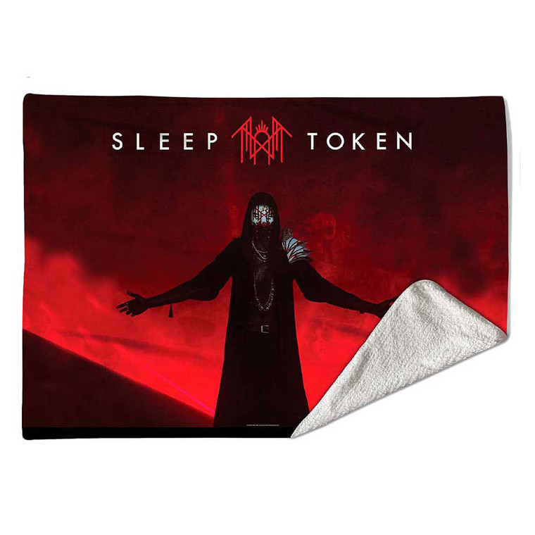 Sleep Token Sherpa Fleece Blanket: Red Light (Multicolour) Double