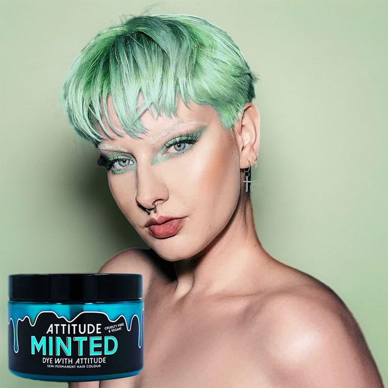 Spiral Hair Dye: Minted Pastel Green (Pastel Green)