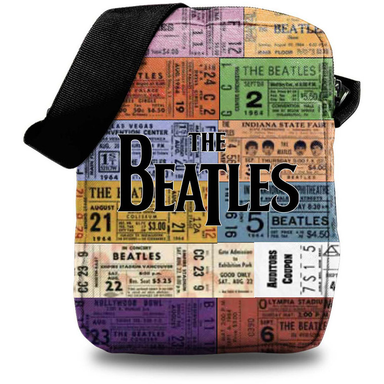 The Beatles Crossbody Bag: Tickets (Black)