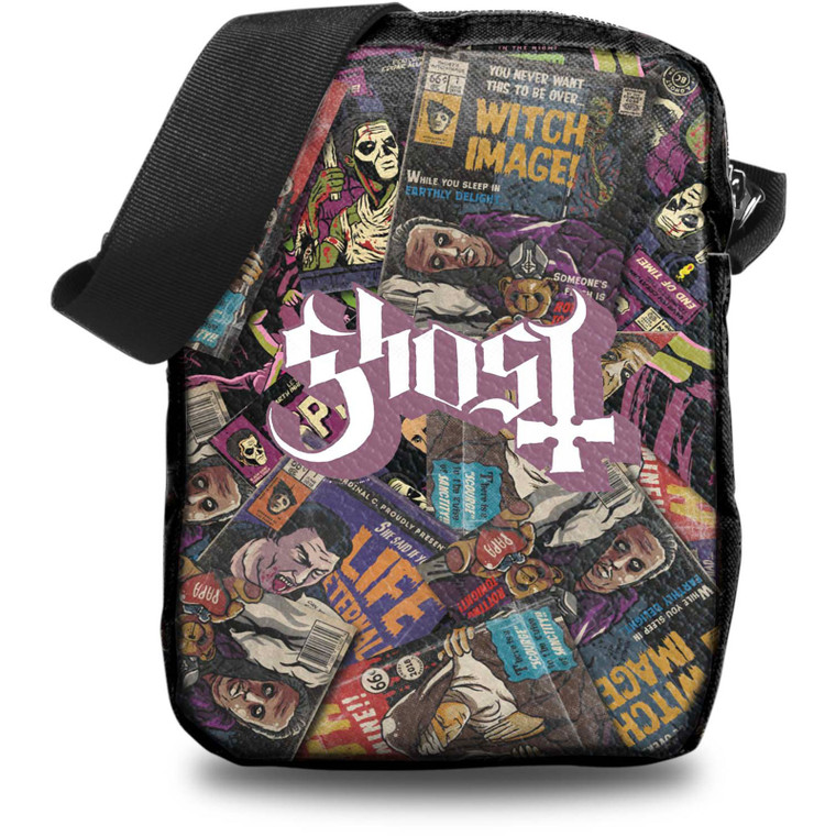 Ghost Crossbody Bag: Magazines (Black)