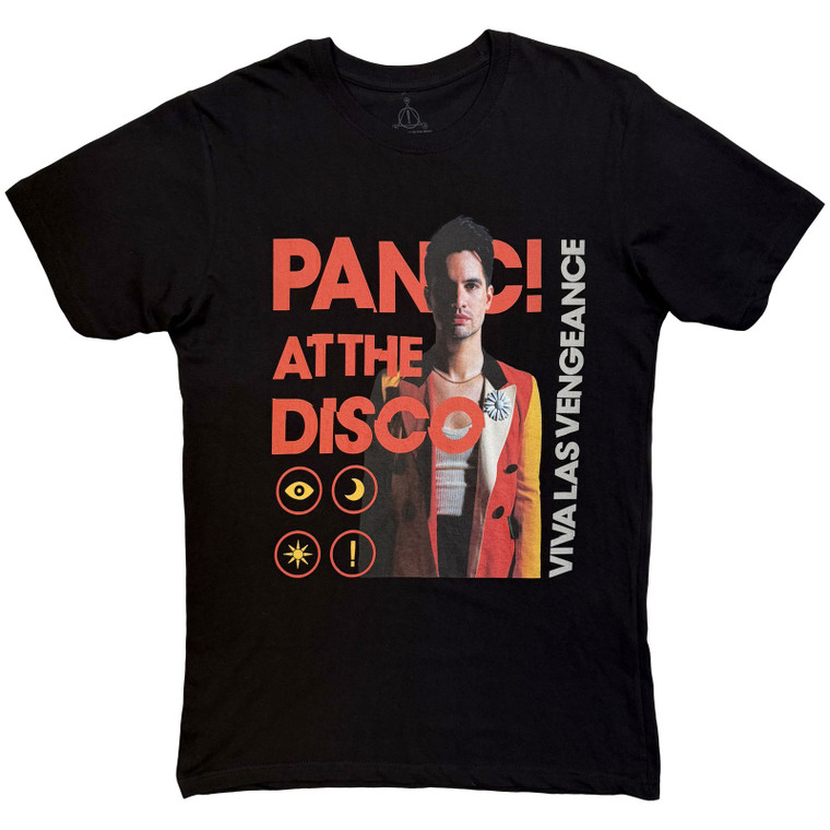 Panic! At The Disco Unisex T-Shirt: Viva Photo (Black)