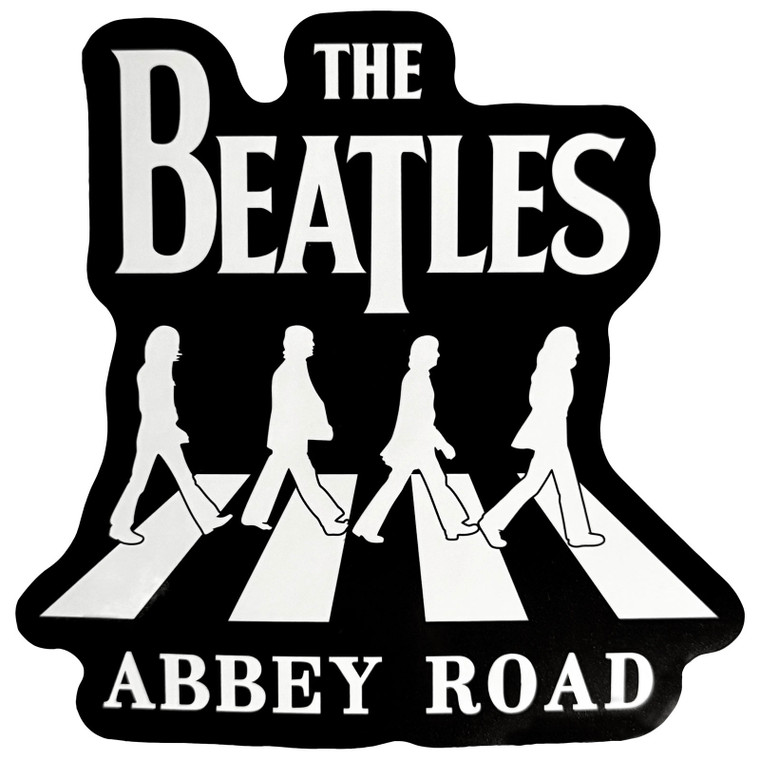 The Beatles Sticker: Abbey Road Silhouettes