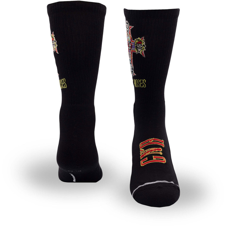 Guns N' Roses Unisex Crew Socks: Appetite For Destruction (Black) (UK Size 6.5 - 11)