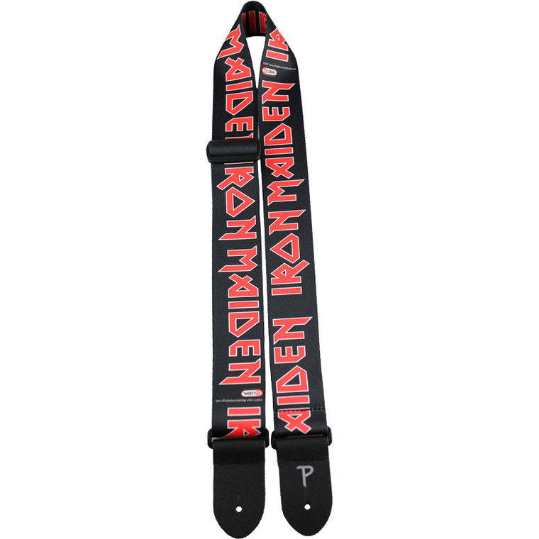 Iron Maiden Guitar Strap (Poly): Logo (Black)