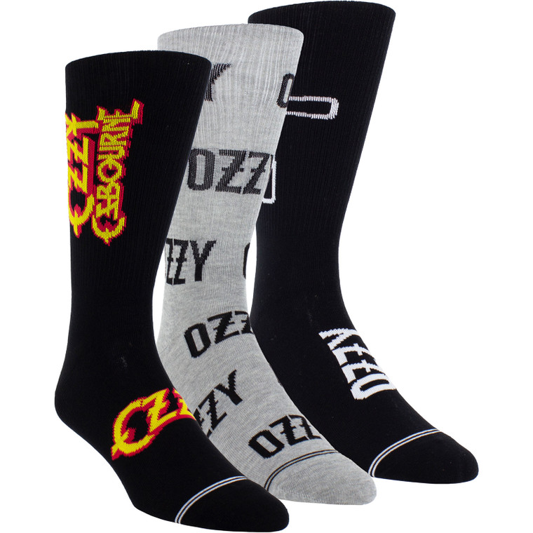 Ozzy Osbourne Unisex Sock Gift Box: Logos (Multicolour) (UK Size 6.5 - 11)