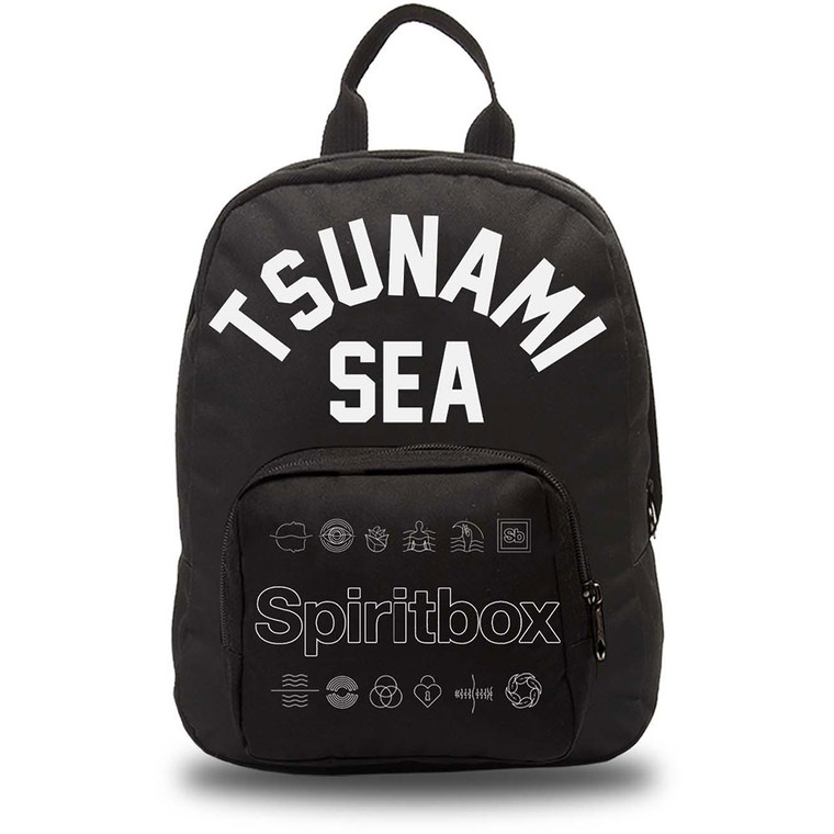 Spiritbox  Mini Backpack: Tsunami Sea (Black)  
