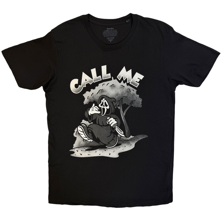 Ghostface Unisex T-Shirt: Call Me (Black)