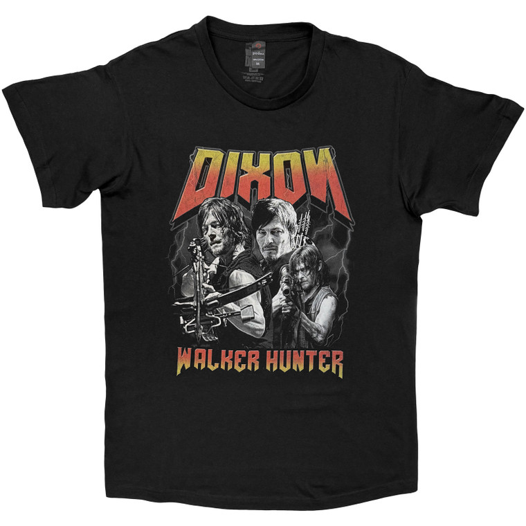 The Walking Dead Unisex T-Shirt: Walker Hunter (Black)