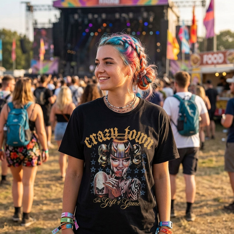 Crazy Town Unisex Carbon T-Shirt: The Gift Of Game (Black)