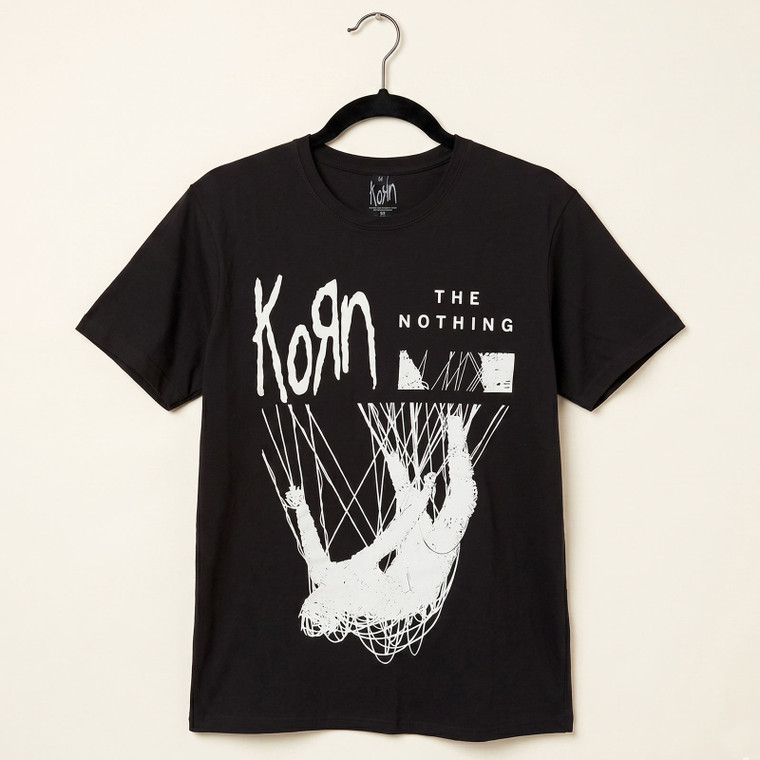 Korn Unisex Carbon T-Shirt: The Nothing (Black)