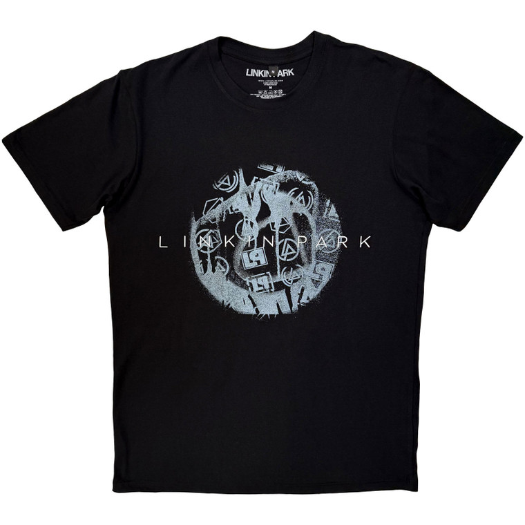 Linkin Park Unisex Carbon T-Shirt: Logo Blur (Black)