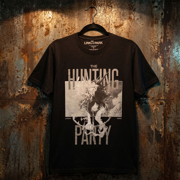 Linkin Park Unisex Carbon T-Shirt: Hunting Party (Black)