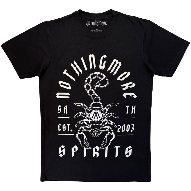 Nothing More Unisex Carbon T-Shirt: Scorpion (Black)