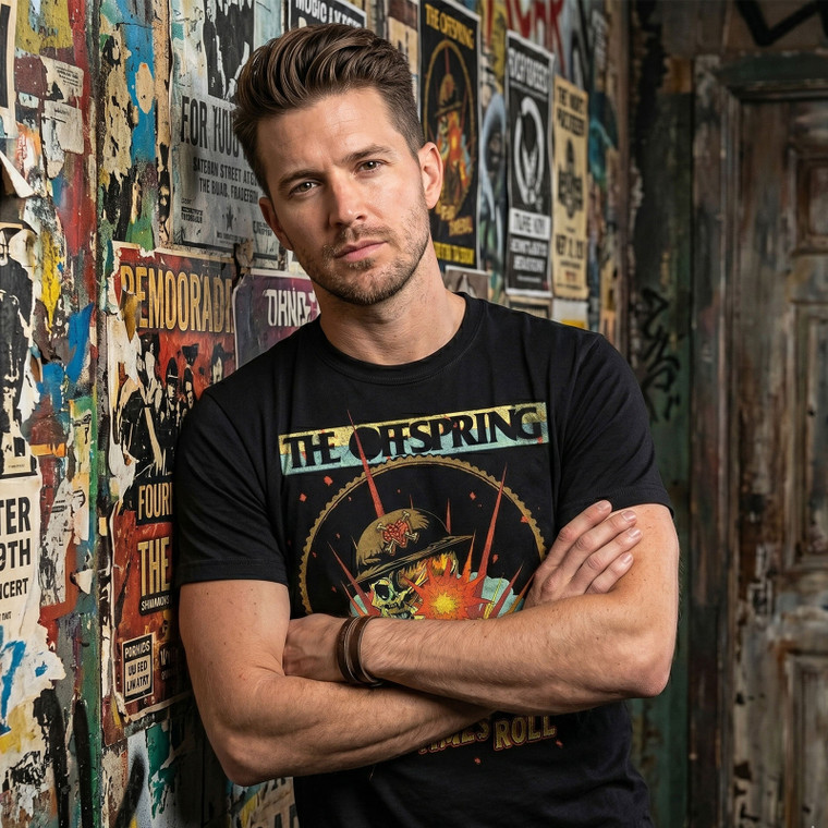 The Offspring Unisex Carbon T-Shirt: Army Of One (Black)