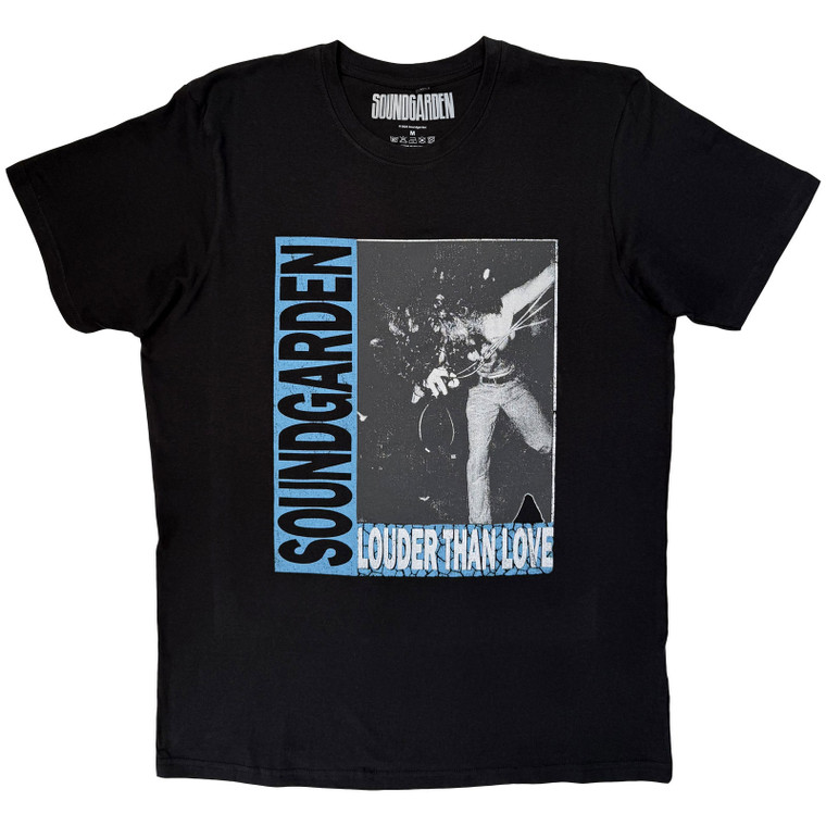 Soundgarden Unisex Carbon T-Shirt: Louder Than Love (Black)