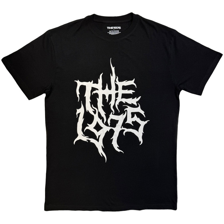 The 1975 Unisex T-Shirt: Metal Logo Mono (Black)