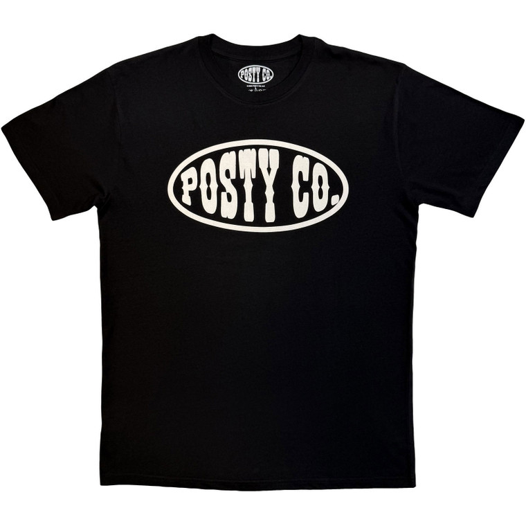 Post Malone Unisex T-Shirt: Logo Mono (Black)
