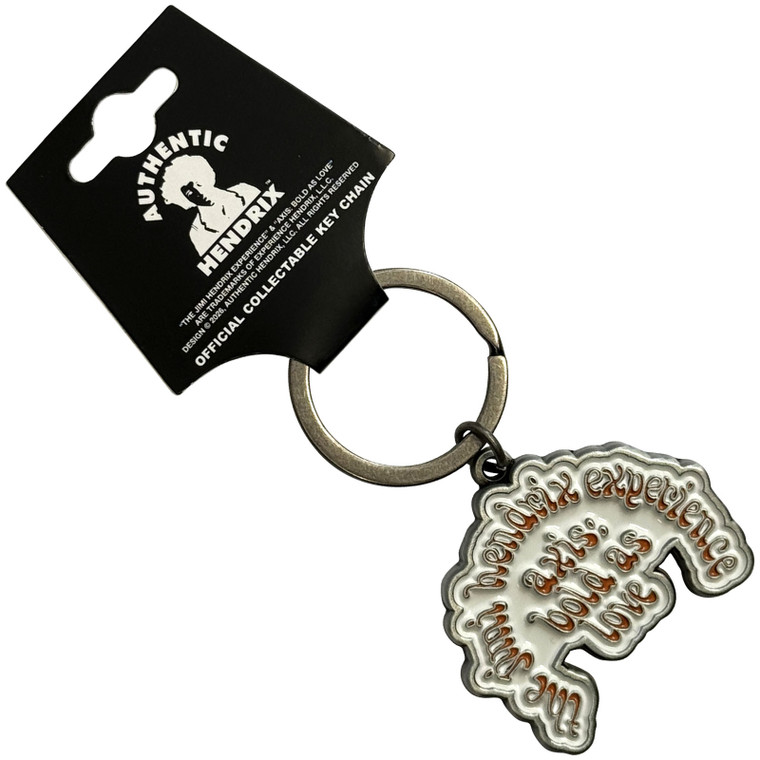 Jimi Hendrix Keychain: Axis