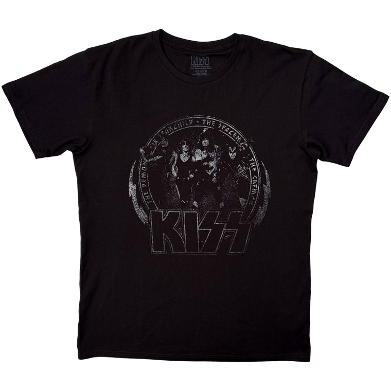 KISS Unisex T-Shirt: Spaceman (Black)