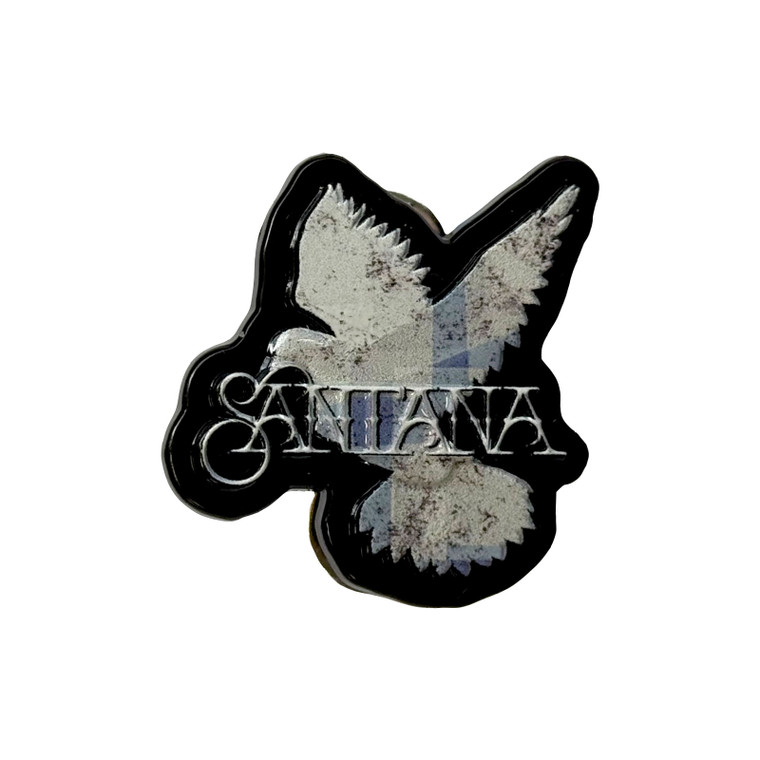 Santana Pin Badge: Dove 3D